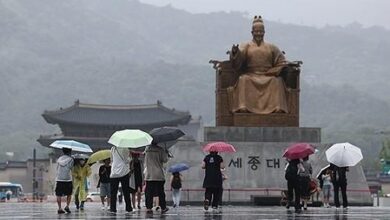 South Korea: Heavy downpours flood Seoul streets, cause damage South Korea: Heavy downpours flood Seoul streets, cause damage