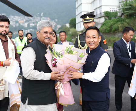 Sikkim Governor-designate Dushyant Gautam arrives in Gangtok ahead of oath ceremony Sikkim Governor-designate Dushyant Gautam arrives in Gangtok ahead of oath ceremony