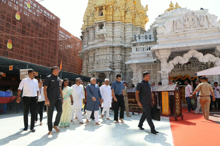 Gujarat CM visits Ambaji temple on Maha Ashtami, reviews Navratri arrangements