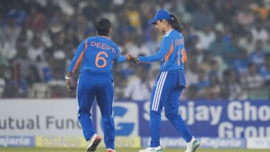 2nd T20I: Niki Prasad picks two as India women keep Zimbabwe to 102/8 2nd T20I: Niki Prasad picks two as India women keep Zimbabwe to 102/8