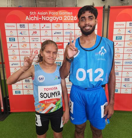 Asian Para Games: Soumya, Radha clinch gold and silver; Rakshita Raju bags bronze Asian Para Games: Soumya, Radha clinch gold and silver; Rakshita Raju bags bronze