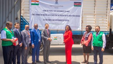 Kenya Ebola outbreak: India hands over second consignment of medical assistance Kenya Ebola outbreak: India hands over second consignment of medical assistance