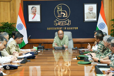 Manipur CM directs security agencies to step up security in vulnerable areas amid killings Manipur CM directs security agencies to step up security in vulnerable areas amid killings