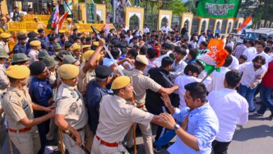 NSUI worker assault case: Congress workers sit-in continue at Jaipur Police Commissionerate
