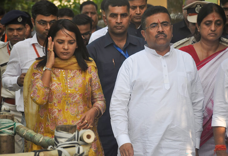 Oppn restricted to social media over Kolkata Puja Pandal stampede tragedy: CM Adhikari Oppn restricted to social media over Kolkata Puja Pandal stampede tragedy: CM Adhikari