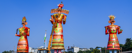 Vijayadashmi: Ravan effigy to be burnt at 35 locations across Noida amid tight security Vijayadashmi: Ravan effigy to be burnt at 35 locations across Noida amid tight security