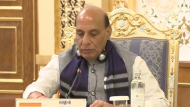 ‘No justification for terrorism, no double standards in dealing with it’: Rajnath Singh at SCO Council of Heads of Govt Meeting ‘No justification for terrorism, no double standards in dealing with it’: Rajnath Singh at SCO Council of Heads of Govt Meeting