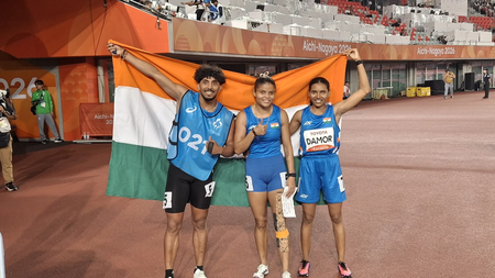 Asian Para Games: Simran wins gold, Tejalben bags bronze in women’s 200m T12 category