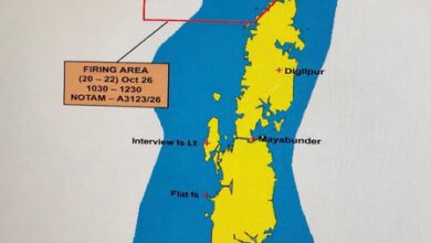 Strategic aerial firing exercise underway in the Andamans
