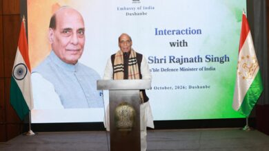 India aspires to combine knowledge and strength with commitment to global peace: Rajnath Singh