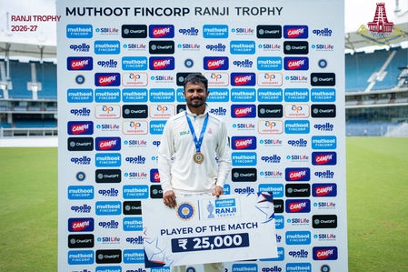 Ranji Trophy: Sai Kishore guides Tamil Nadu to victory; UP, Bengal and Vidarbha register wins Ranji Trophy: Sai Kishore guides Tamil Nadu to victory; UP, Bengal and Vidarbha register wins