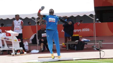 Asian Para Games: India sweep podium in men’s shot put F46 as Sachin Khilari sets Games record Asian Para Games: India sweep podium in men’s shot put F46 as Sachin Khilari sets Games record