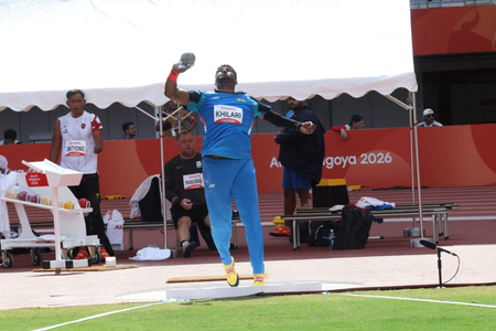 Asian Para Games: India sweep podium in men’s shot put F46 as Sachin Khilari sets Games record Asian Para Games: India sweep podium in men’s shot put F46 as Sachin Khilari sets Games record