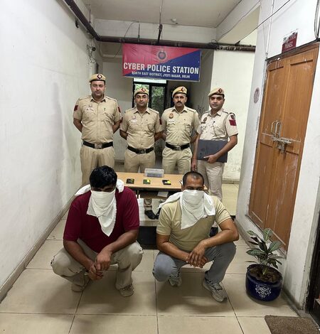 Two arrested in Rs 22.50 Lakh cyber-fraud case in Delhi; four mobile phones seized Two arrested in Rs 22.50 Lakh cyber-fraud case in Delhi; four mobile phones seized