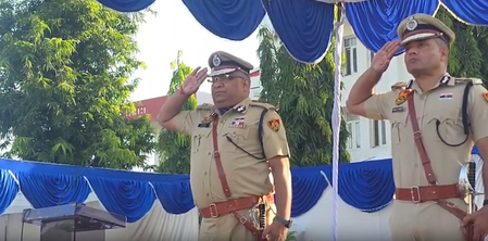 Haryana DGP pays tribute to police martyrs in Panchkula Haryana DGP pays tribute to police martyrs in Panchkula