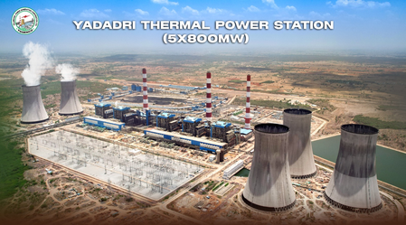 Telangana: Unit 5 of Yadadri Thermal Power Station synchronised to grid Telangana: Unit 5 of Yadadri Thermal Power Station synchronised to grid
