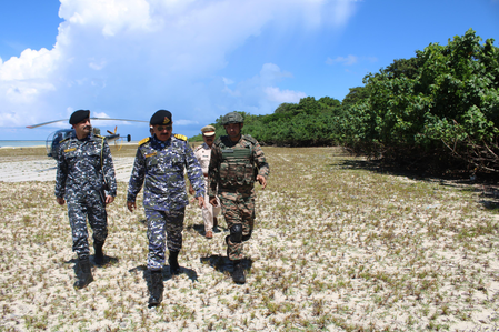 CINCAN visits strategic locations close to Great Coco Island