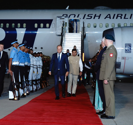 Polish PM Donald Tusk arrives in Delhi for three-day visit Polish PM Donald Tusk arrives in Delhi for three-day visit