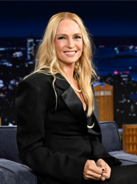 Uma Thurman recalls her first brush with the law at age three involving red high heels Uma Thurman recalls her first brush with the law at age three involving red high heels