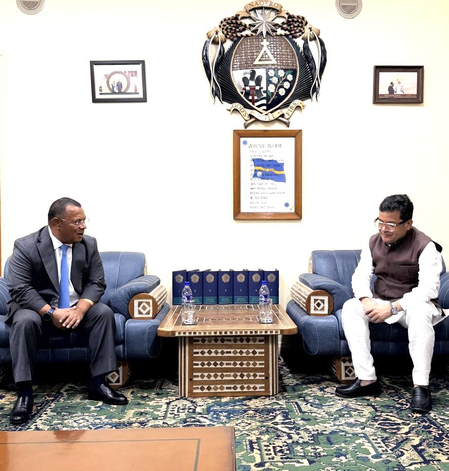 MoS Margherita meets Naoero Parliament Speaker, discusses strengthening parliamentary exchanges MoS Margherita meets Naoero Parliament Speaker, discusses strengthening parliamentary exchanges