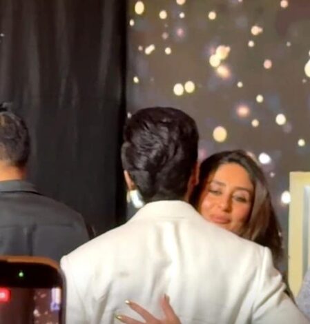 Exes Kareena Kapoor & Shahid Kapoor hug each other during IIFA press conference Exes Kareena Kapoor & Shahid Kapoor hug each other during IIFA press conference