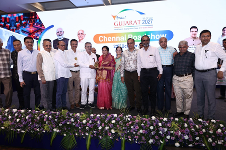 Gujarat govt takes Vibrant Summit 2027 pitch to TN, meets 21 firms Gujarat govt takes Vibrant Summit 2027 pitch to TN, meets 21 firms