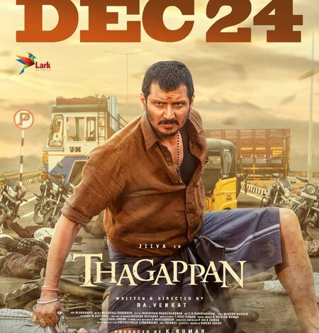 Jiiva’s ‘Thagappan’ to hit screens on December 24 Jiiva’s ‘Thagappan’ to hit screens on December 24