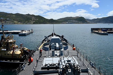 South Africa: IBSAMAR IX concludes as INS Tarkash completes port call at Simon’s Town South Africa: IBSAMAR IX concludes as INS Tarkash completes port call at Simon’s Town