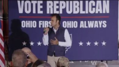 Trump calls NBC reporter ‘horrible’ in clash over political advertisement supporting Ramaswamy