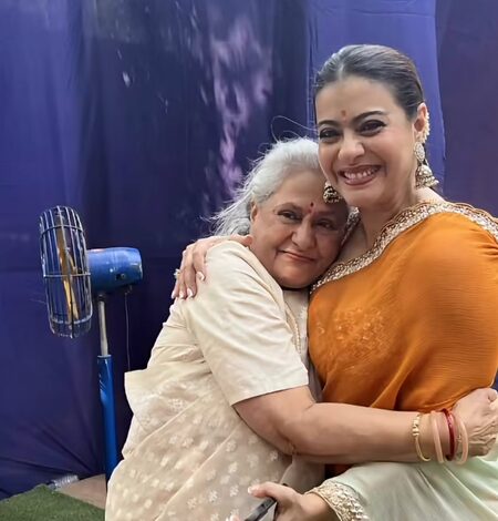 Kajol shares joyful moments with Jaya Bachchan & Tanuja at Durga Puja, Nysa & Yug serve bhog