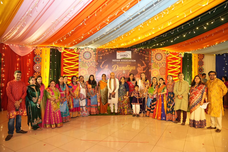 Indian diaspora organises Dandiya and Garba night in Dhaka Indian diaspora organises Dandiya and Garba night in Dhaka