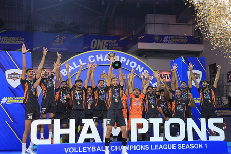 Delhi Dynamites rally past Emperia Marathas to win Volleyball Champions League title Delhi Dynamites rally past Emperia Marathas to win Volleyball Champions League title