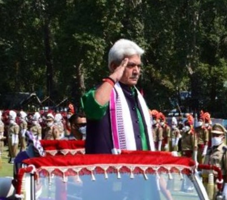 J&K LG Manoj Sinha greets ITBP on force’s 65th raising day