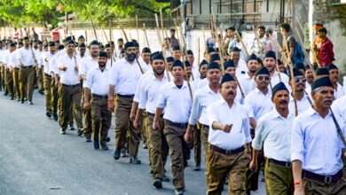 RSS Vijayadashami march awaits police nod in Tumakuru; Kalaburagi, Hubballi get conditional clearance RSS Vijayadashami march awaits police nod in Tumakuru; Kalaburagi, Hubballi get conditional clearance
