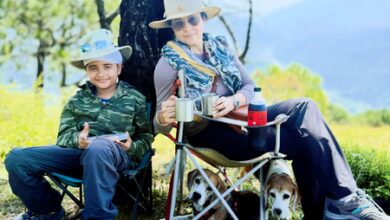 Gul Panag’s son discovers the joy of camping with a tent passed through generation Gul Panag’s son discovers the joy of camping with a tent passed through generation