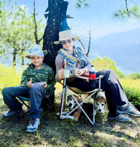 Gul Panag’s son discovers the joy of camping with a tent passed through generation Gul Panag’s son discovers the joy of camping with a tent passed through generation