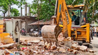 UP: Illegal structures on 40,000 square metres of Yamuna floodplains razed