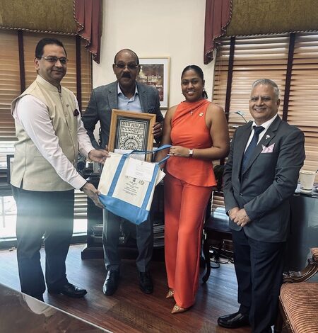 Indian envoy calls on Antigua and Barbuda PM, discusses ways to enrich bilateral ties Indian envoy calls on Antigua and Barbuda PM, discusses ways to enrich bilateral ties