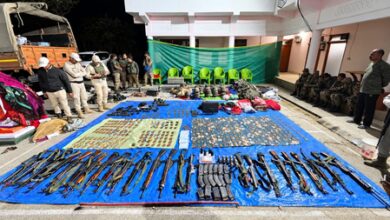 Manipur: Security forces arrest 17 suspected militants, seize large cache of weapons
