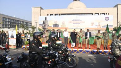 Nationwide anti-drug bike rally heads to Statue of Unity to join parade on October 31 Nationwide anti-drug bike rally heads to Statue of Unity to join parade on October 31