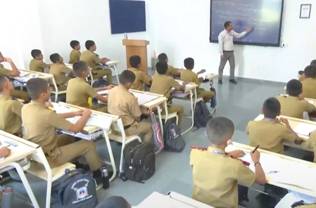 Gujarat school trains students for careers in police, central armed forces alongside academics Gujarat school trains students for careers in police, central armed forces alongside academics