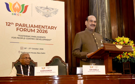 Development must not come at cost of ecological balance: LS Speaker at BRICS meet (Ld) Development must not come at cost of ecological balance: LS Speaker at BRICS meet (Ld)