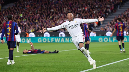Real Madrid win Clasico 2-1 with Mbappe’s brace Real Madrid win Clasico 2-1 with Mbappe’s brace