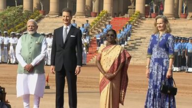 Liechtenstein Prince Alois accorded ceremonial welcome at Rashtrapati Bhavan