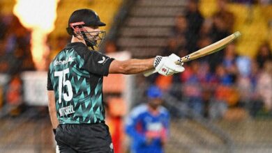3rd T20I: Mitchell’s unbeaten 89 guides NZ to 198/3 against India