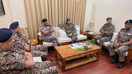 CRPF DG reviews Manipur’s law and order situation, holds talks with Assam Rifles chief CRPF DG reviews Manipur’s law and order situation, holds talks with Assam Rifles chief