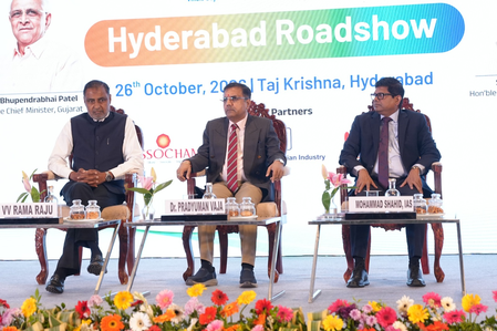 Gujarat woos Telangana investors at Hyderabad roadshow ahead of 2027 Summit