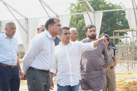 Gujarat Dy CM inspects preparations for upcoming PM Modi’s visit (Lead) Gujarat Dy CM inspects preparations for upcoming PM Modi’s visit (Lead)