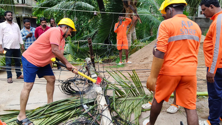 Cyclone Arnab claims four lives, leaves trail of destruction in coastal Andhra (Roundup) Cyclone Arnab claims four lives, leaves trail of destruction in coastal Andhra (Roundup)