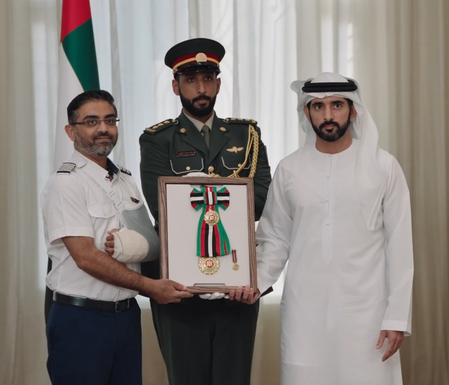 UAE honours flydubai Captain Smit Machchhar for courage during in-flight emergency